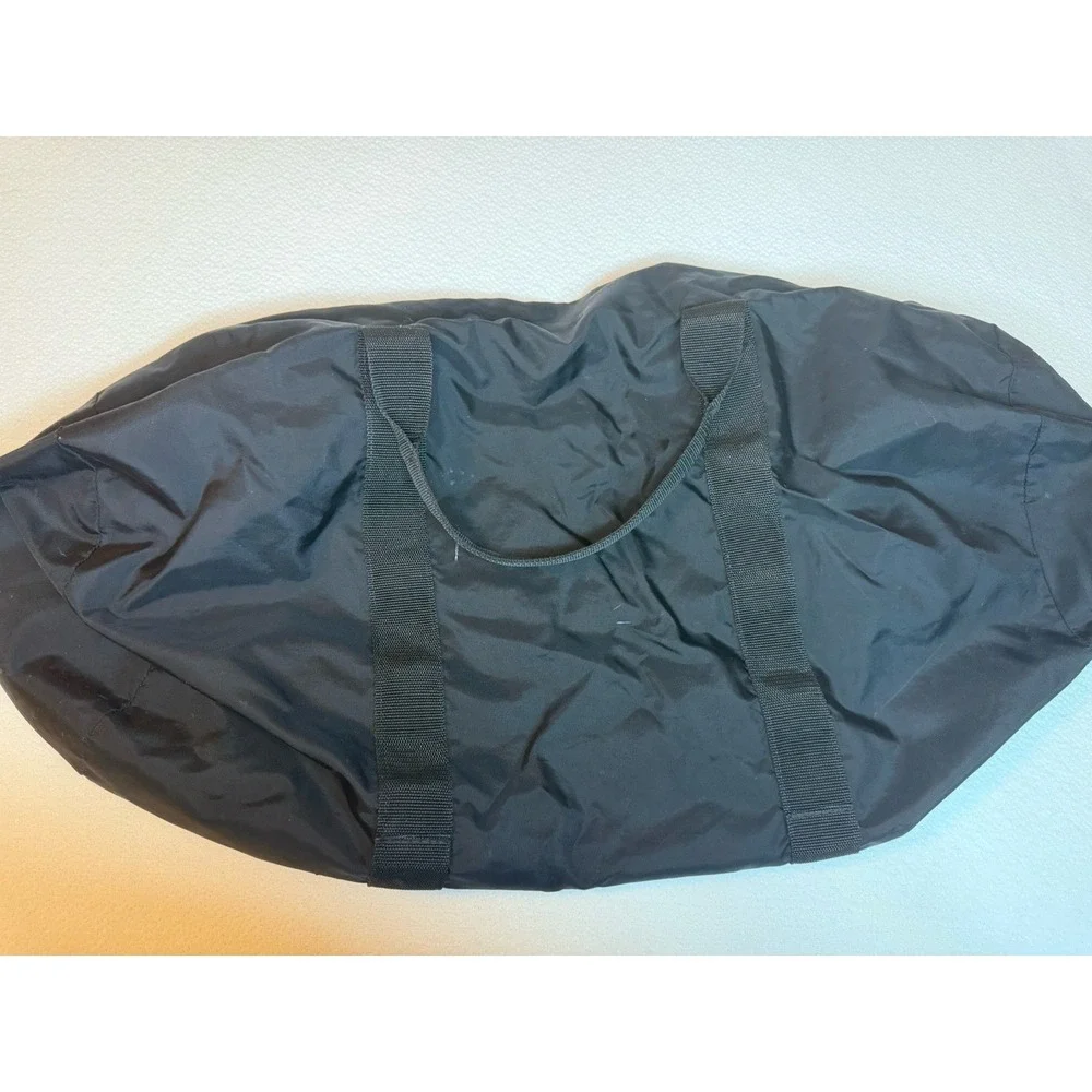 Vintage Outdoor Products‎ Black Nylon Duffel Bag Made in USA 36